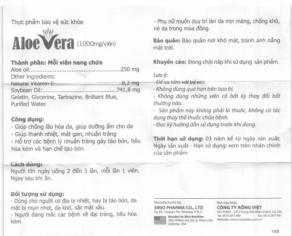 Aloevera Usmart lọ100 viên - 6