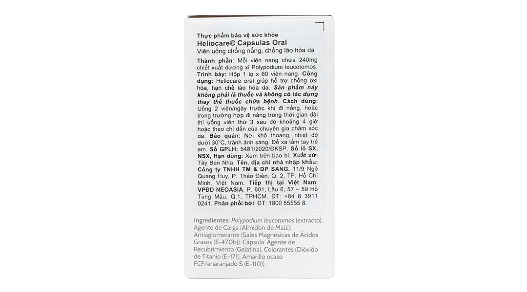 Heliocare lọ 60 viên - 4