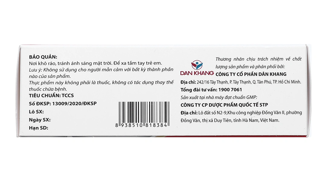 Thực phẩm bảo vệ sức khỏe EDK500 - 3