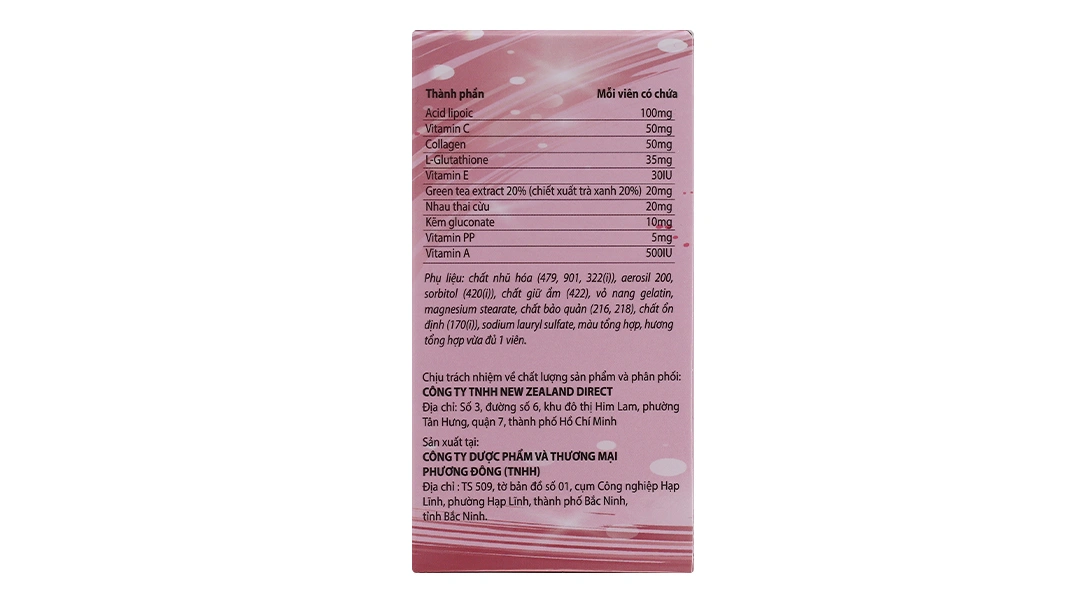 Thực phẩm bảo vệ sức khỏe Maxi White - 3