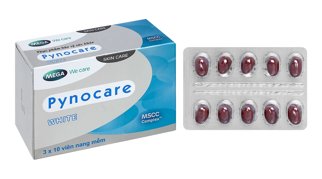 Mega We Care Pynocare White hộp 30 viên - 