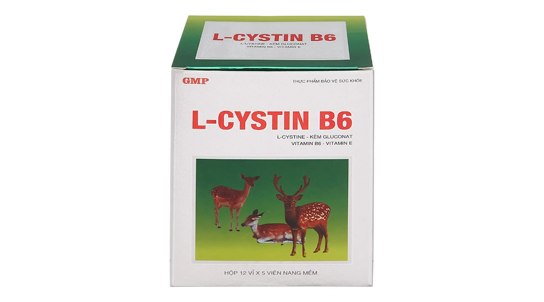 L-Cystin B6 làm đẹp da, tóc, móng hộp 60 viên - 1