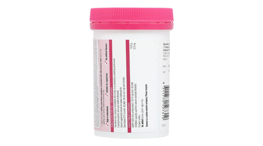 Thực phẩm bảo vệ sức khỏe Swisse Beauty Grape Seed hộp 180 viên - 3