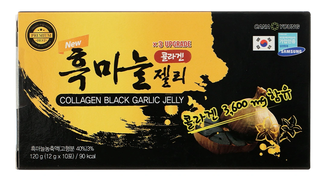 Thạch Collagen Cana Young Tỏi Đen Mới Hộp 120G/10 Gói - 1