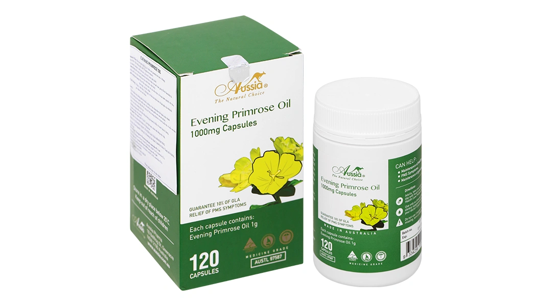 Viên Uống Dầu Hoa Anh Thảo Aussia Evening Primrose Oil lọ 120 viên - 