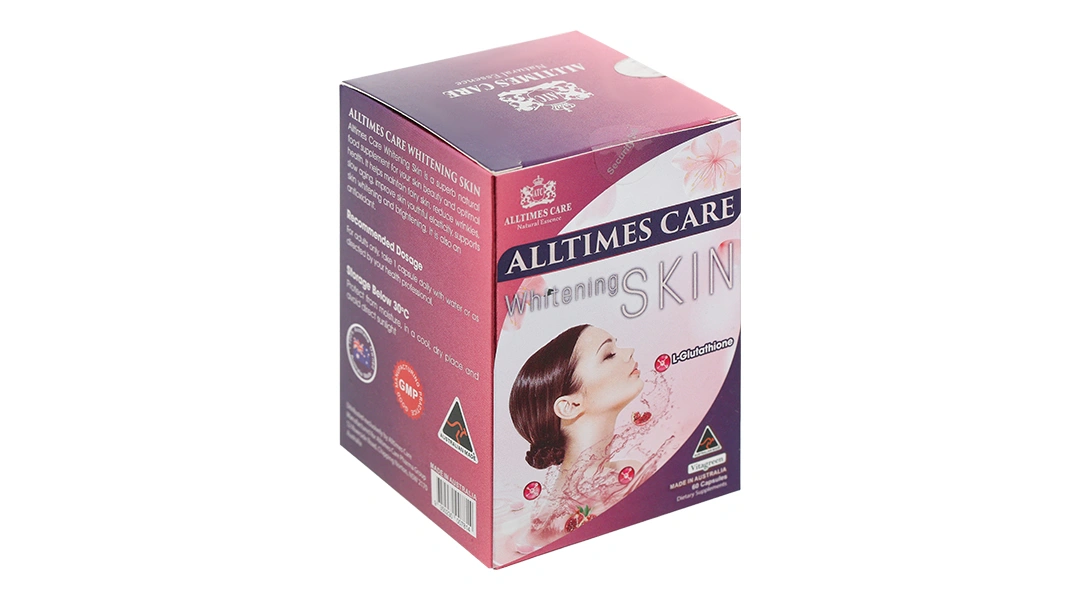 Thực Phẩm Bảo Vệ Sức Khoẻ Alltimes Care Whitening Skin hộp 60 viên - 