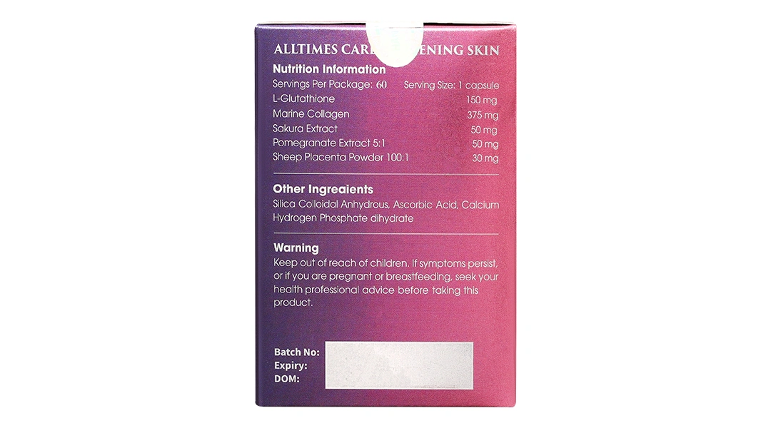 Thực Phẩm Bảo Vệ Sức Khoẻ Alltimes Care Whitening Skin hộp 60 viên - 3