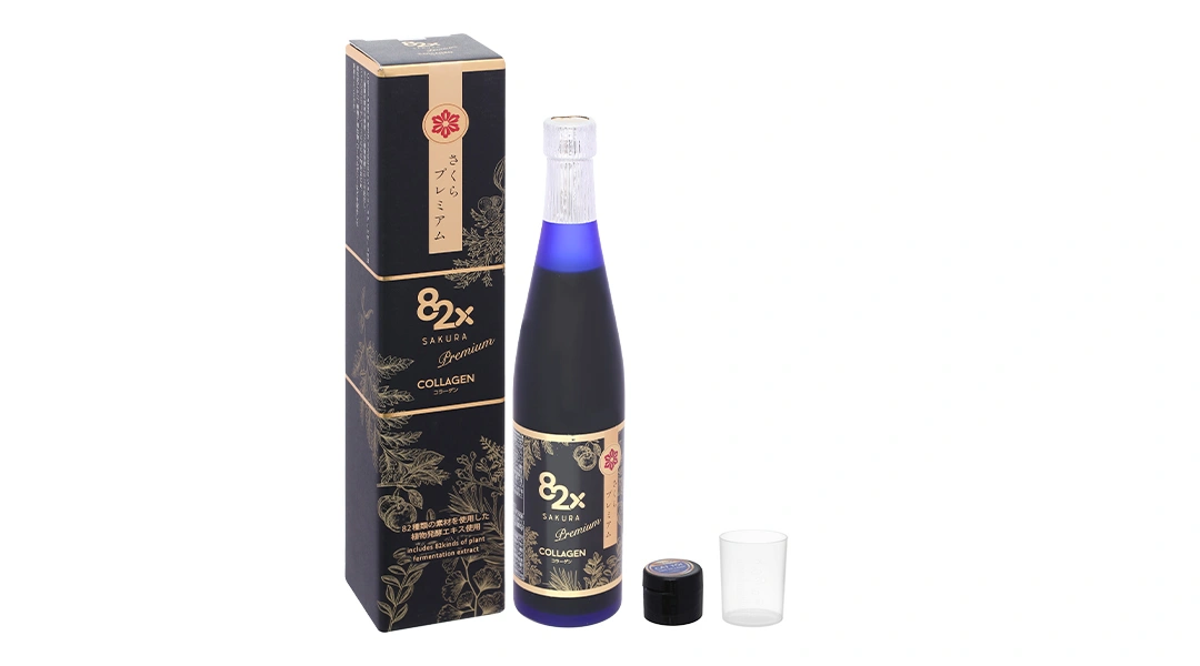 Thực phẩm bảo vệ sức khỏe Collagen 82X 120000 Sakura Premium chai 500ml - 