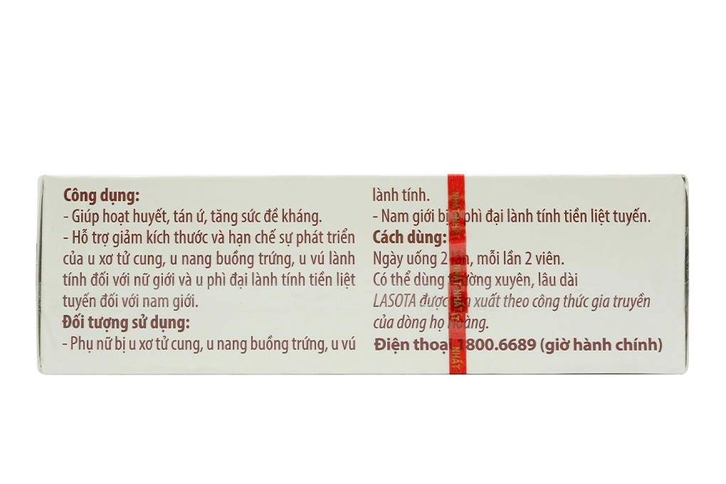 Lasotha Lasota hộp 30 viên 07/2026 | nhathuocankhang.com