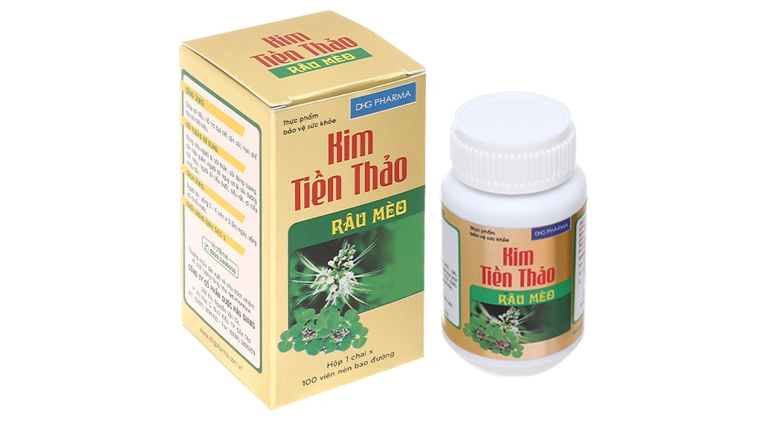 Kim Tiền Thảo Râu Mèo lọ 100 viên - 