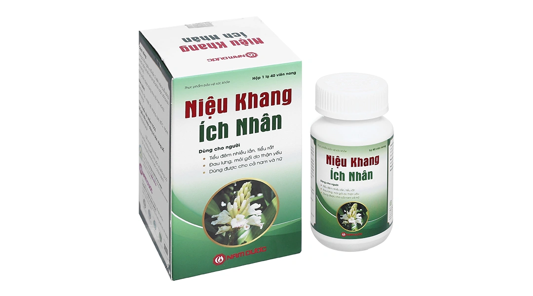 Niệu Khang Ích Nhân hỗ trợ bổ thận hộp 40 viên - 