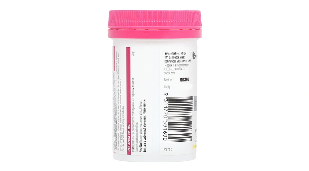 Swisse Ultiboost Cranberry lọ 30 viên - 4