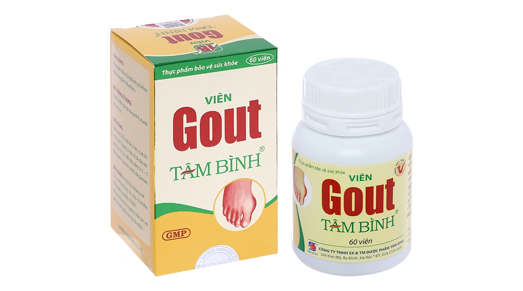 Thực phẩm bảo vệ sức khỏe Viên Gout Tâm Bình - 