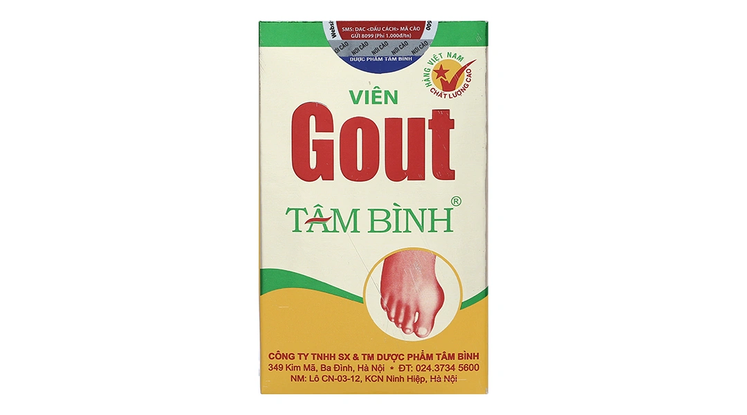 Thực phẩm bảo vệ sức khỏe Viên Gout Tâm Bình - 1