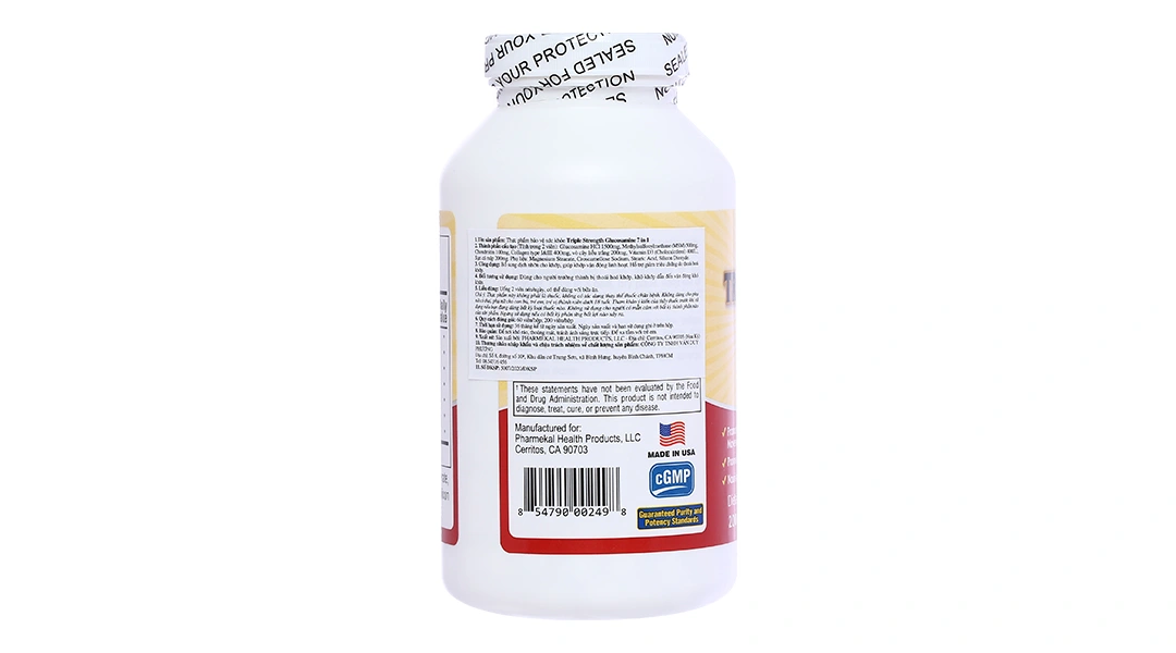 Triple Strength Glucosamin Pharmekal lọ 200 viên - 3