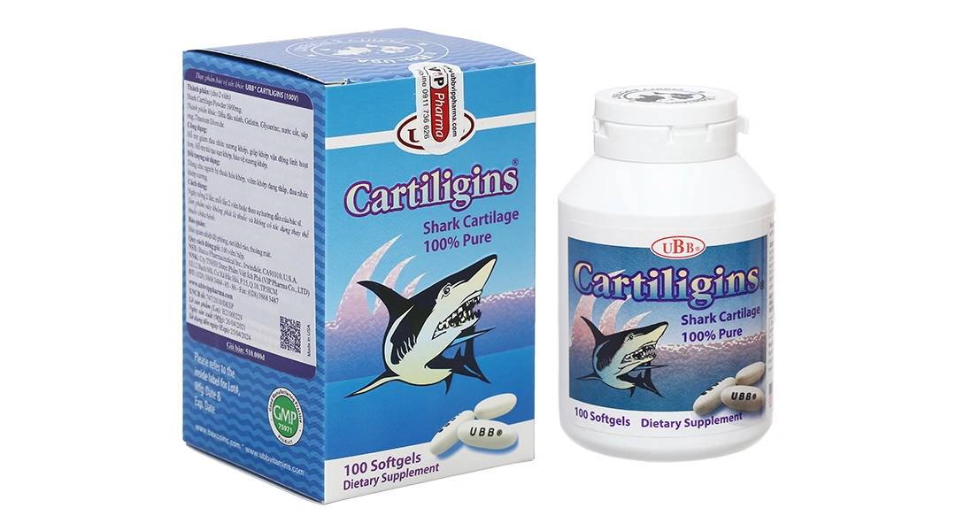 Viên Uống Cartiligins Ubb hộp 100 viên - 