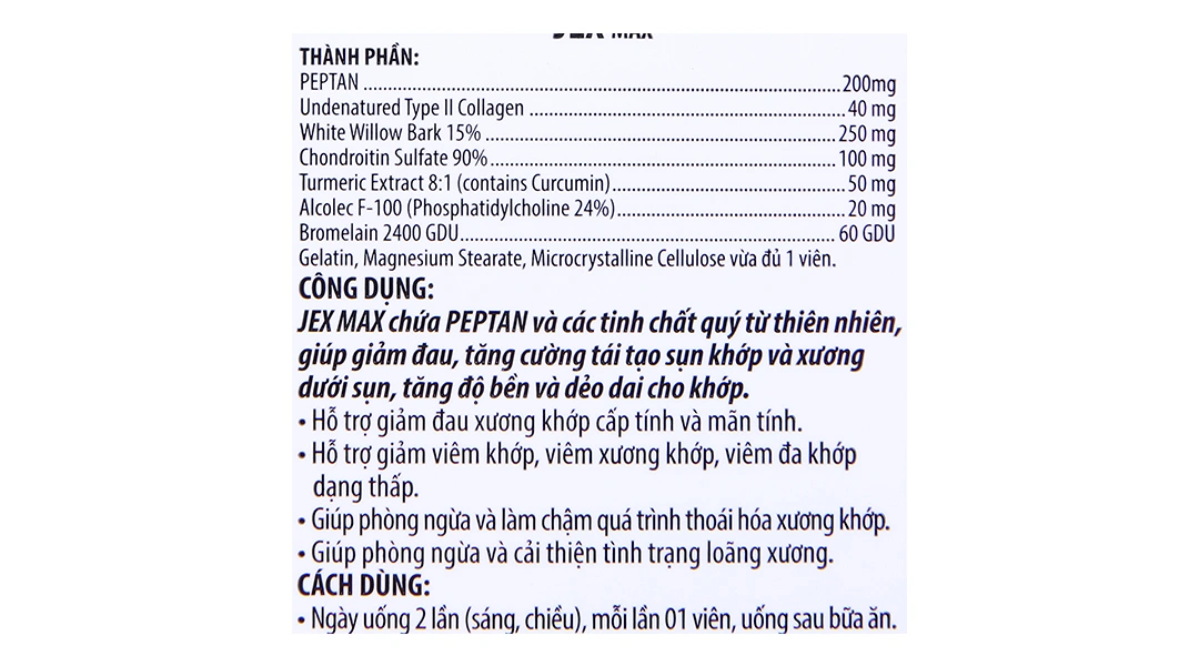 Jex Peptan Max lọ 15 viên - 6