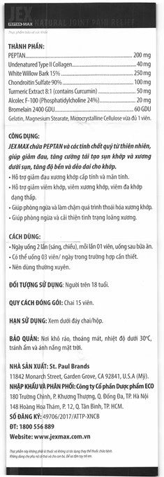 Jex Peptan Max lọ 15 viên - 8