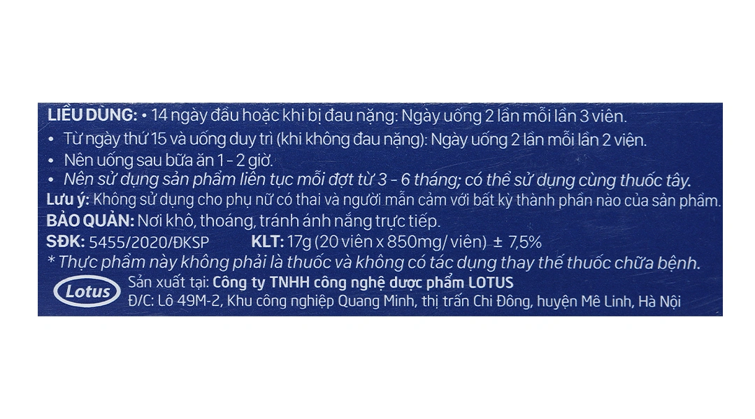 Vương Hoạt hộp 20 viên - 6