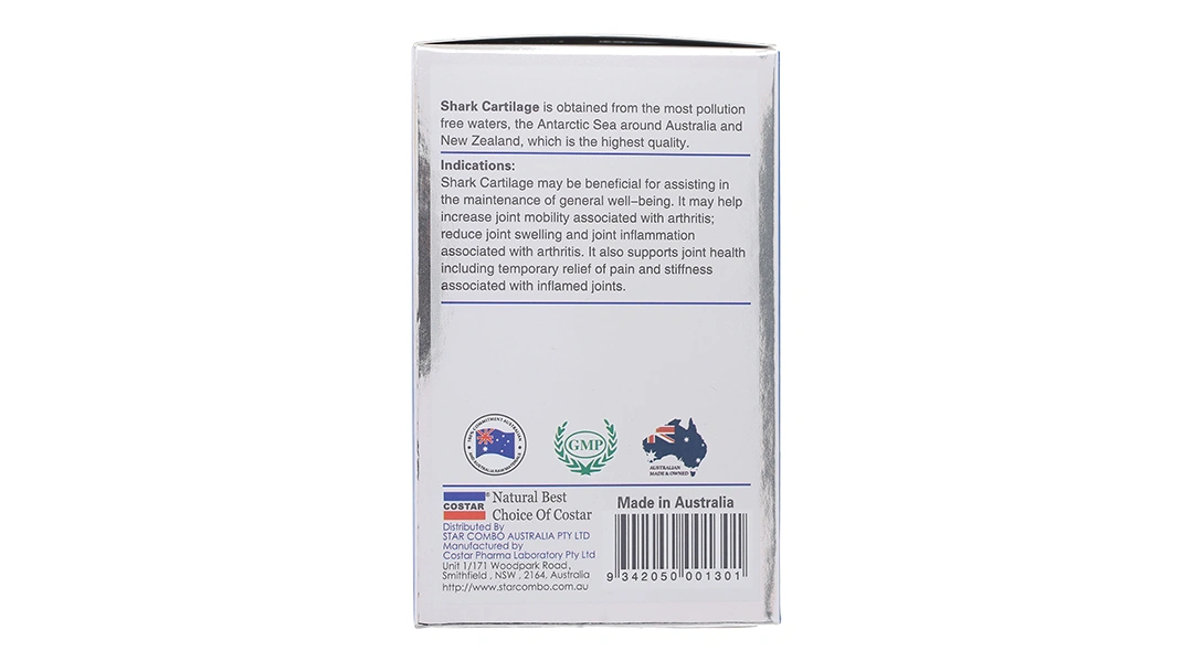 Costar Shark Cartilage giảm quá trình thoái hóa khớp hộp 120 viên - 4