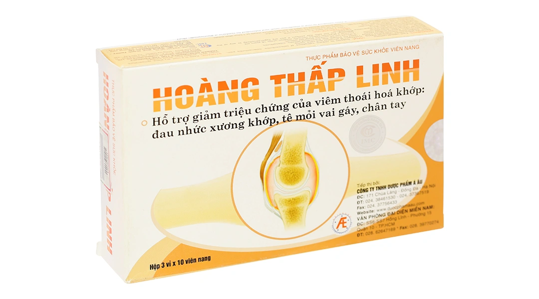 Thực phẩm bảo vệ sức khỏe Hoàng Thấp Linh hộp 30 viên - 