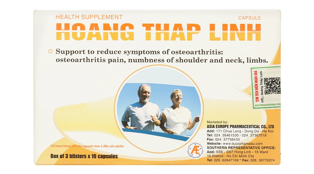 Thực phẩm bảo vệ sức khỏe Hoàng Thấp Linh hộp 30 viên - 1