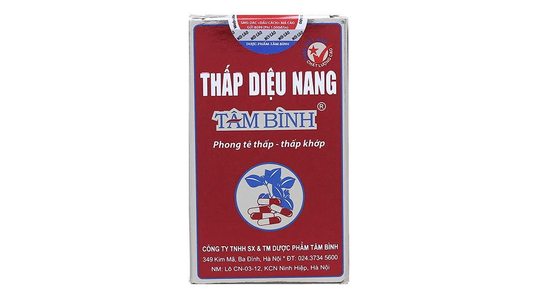 Thấp Diệu Nang Tâm Bình hỗ trợ giảm triệu chứng của viêm khớp dạng thấp hộp 60 viên - 1