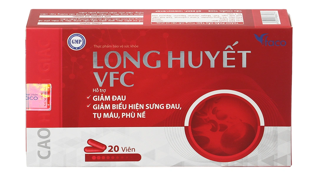 Vifaco Long Huyết VFC hộp 20 viên - 1