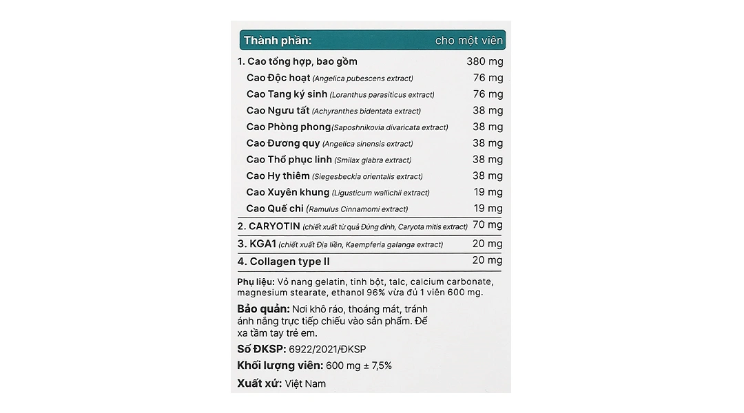 Thực phẩm bảo vệ sức khỏe Khương Thảo Đan Gold hộp 30 viên - 5