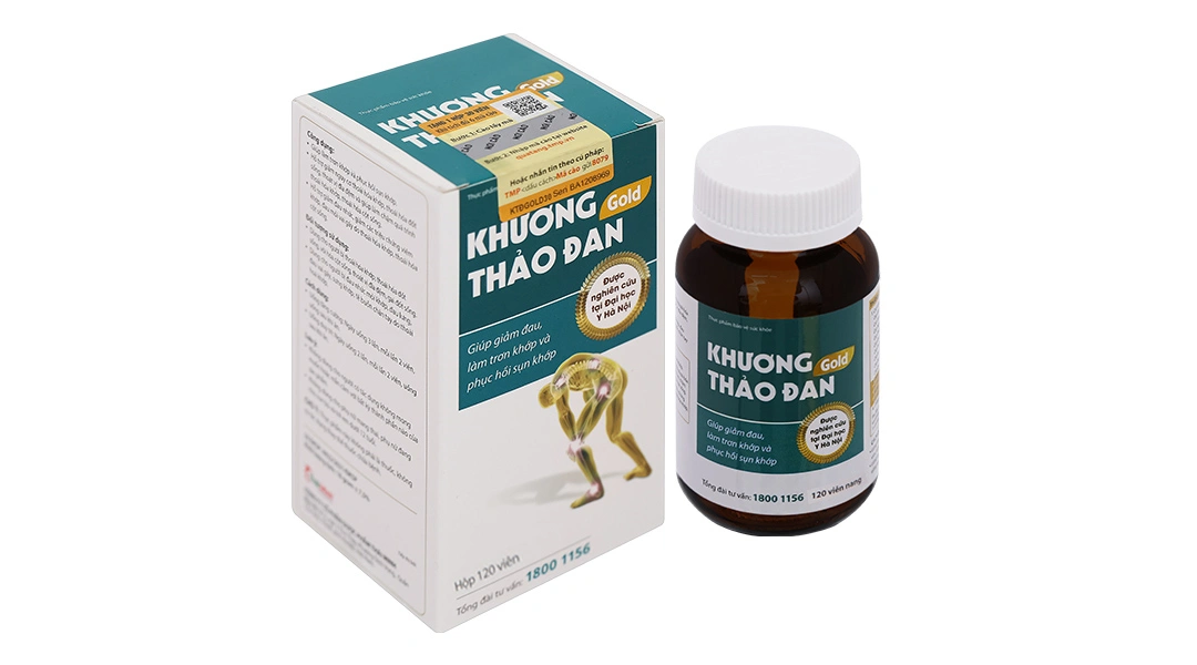Thực phẩm bảo vệ sức khỏe Khương Thảo Đan Gold hộp 30 viên - 23
