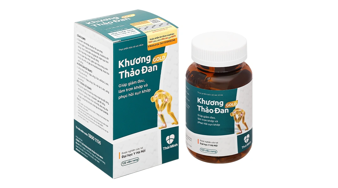 Thực phẩm bảo vệ sức khỏe Khương Thảo Đan Gold hộp 30 viên - 17