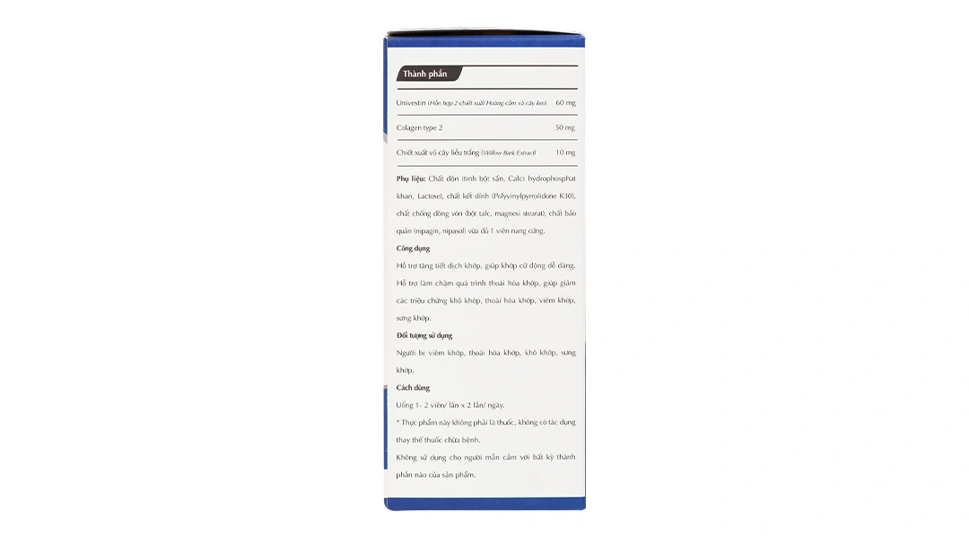 Thực phẩm bảo vệ sức khỏe Joints Cap Ginic - 1