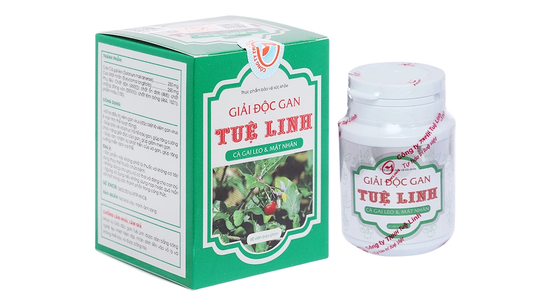 Giải Độc Gan Tuệ Linh hộp 60 viên - 