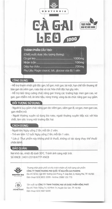 Cà Gai Leo 1000 Nguyễn Gia lọ 60 viên - 4