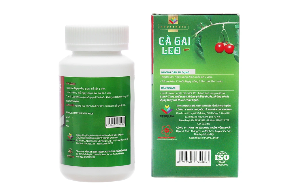 Cà Gai Leo 1000 Nguyễn Gia lọ 60 viên - 2