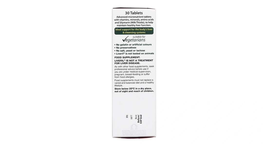 Vitabiotics Liveril hỗ trợ giải độc gan hộp 30 viên - 4