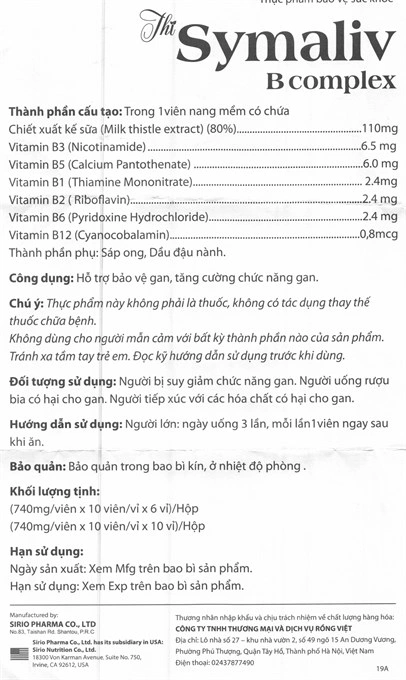 Usmart Thisymaliv B Complex hộp 100 viên - 5