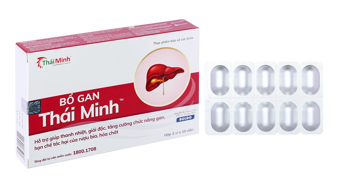 Bổ Gan Thái Minh hộp 20 viên - 