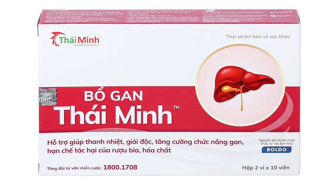 Bổ Gan Thái Minh hộp 20 viên - 1
