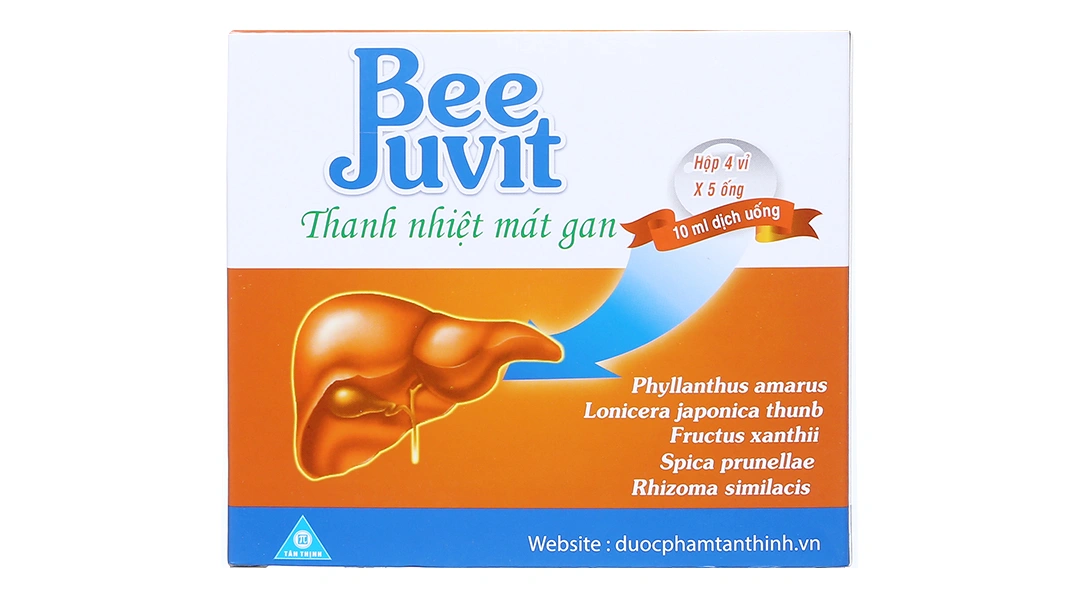 Beejuvit Thanh Nhiệt Mát Gan hộp 20 ống x 10ml - 1