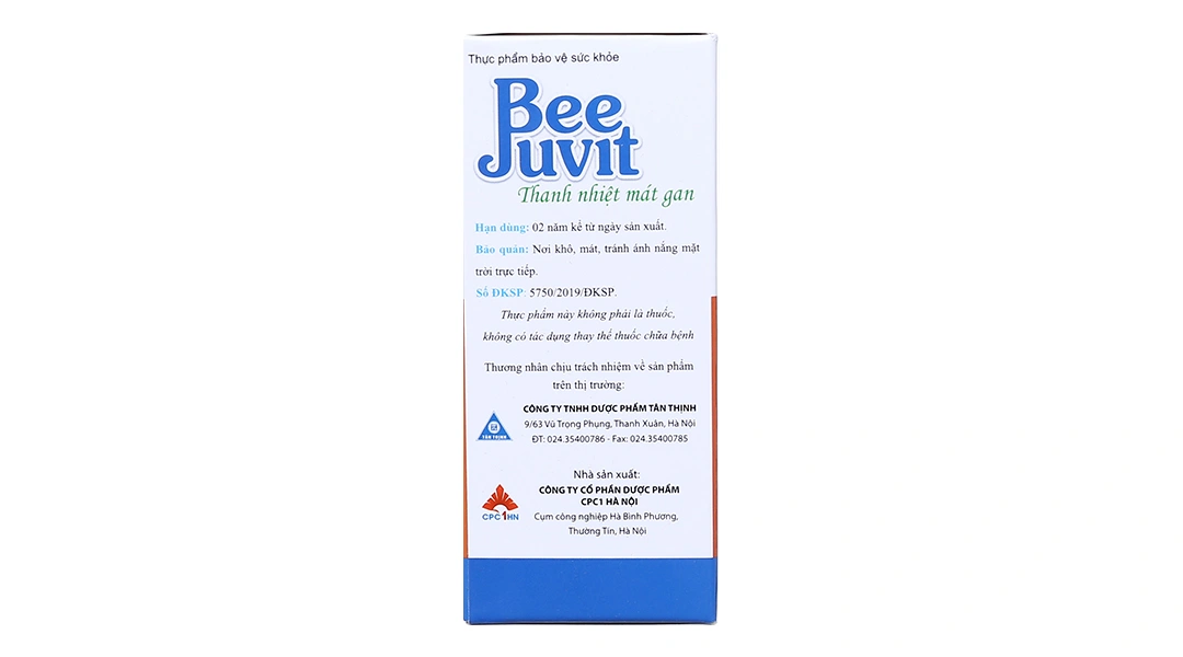 Beejuvit Thanh Nhiệt Mát Gan hộp 20 ống x 10ml - 3