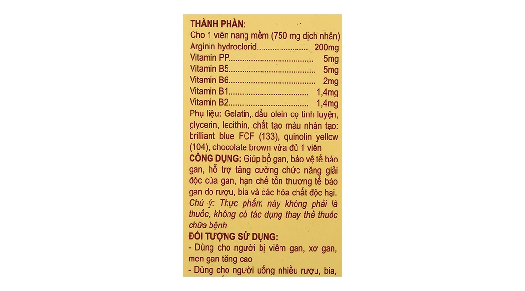Arginin Plus hộp 60 viên - 4