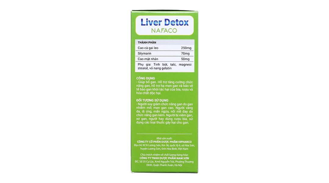 Liver Detox Nafaco hỗ trợ giải độc gan, bổ gan lọ 30 viên - 4