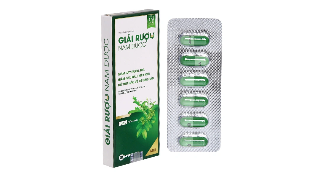 Giải Rượu Nam Dược hộp 6 viên - 
