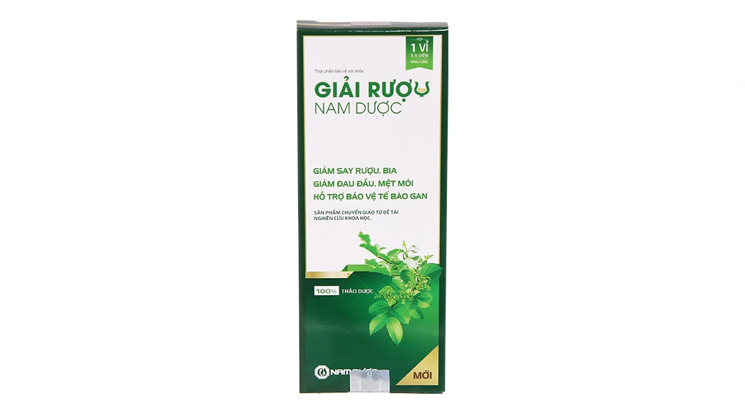 Giải Rượu Nam Dược hộp 6 viên - 1
