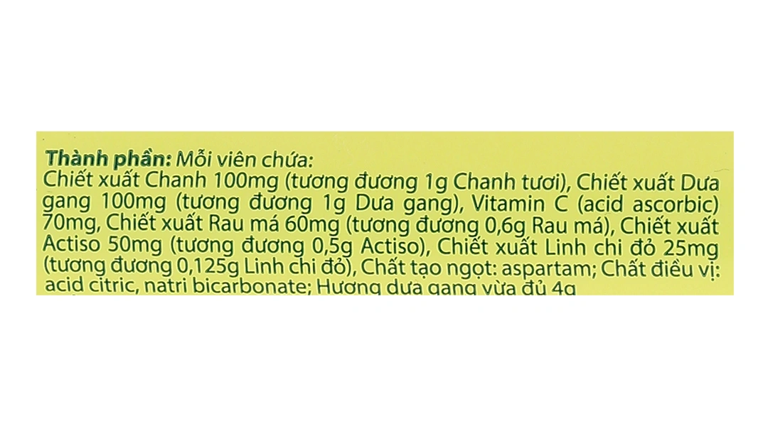 Viên Sủi Thanh Nhiệt Livecool Hương Dưa Gang tuýp 16 viên - 5