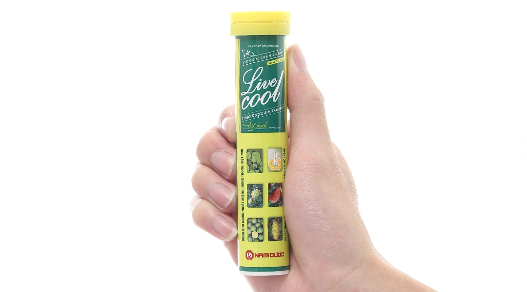 Viên Sủi Thanh Nhiệt Livecool Hương Dưa Gang tuýp 16 viên - 7