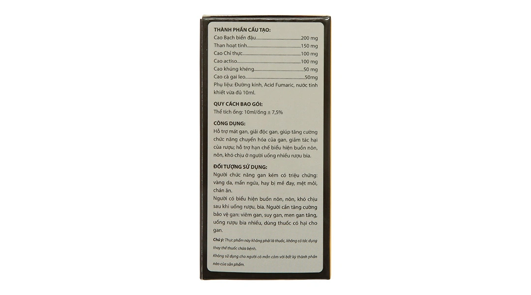 Giải Rượu Traly hộp 15 ống x 10ml - 3