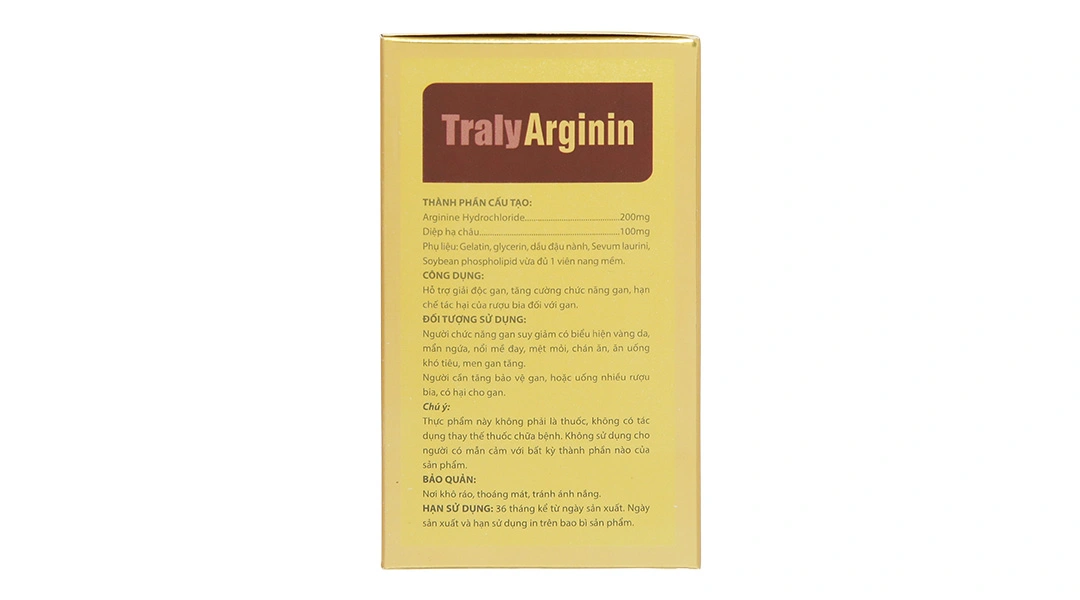Traly Arginin hộp 100 viên - 2