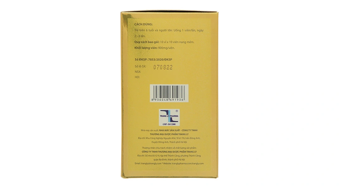 Traly Arginin hộp 100 viên - 3